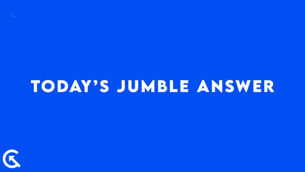 Today's Jumble Answer July 10, 2024