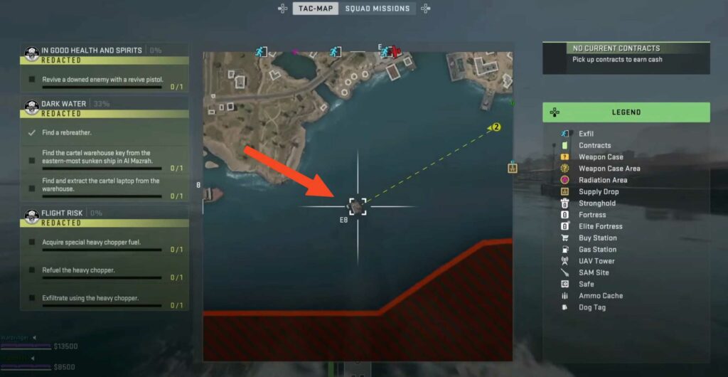 Warzone Dmz Cartel Warehouse Key Location From The Easternmost Sunken Ship