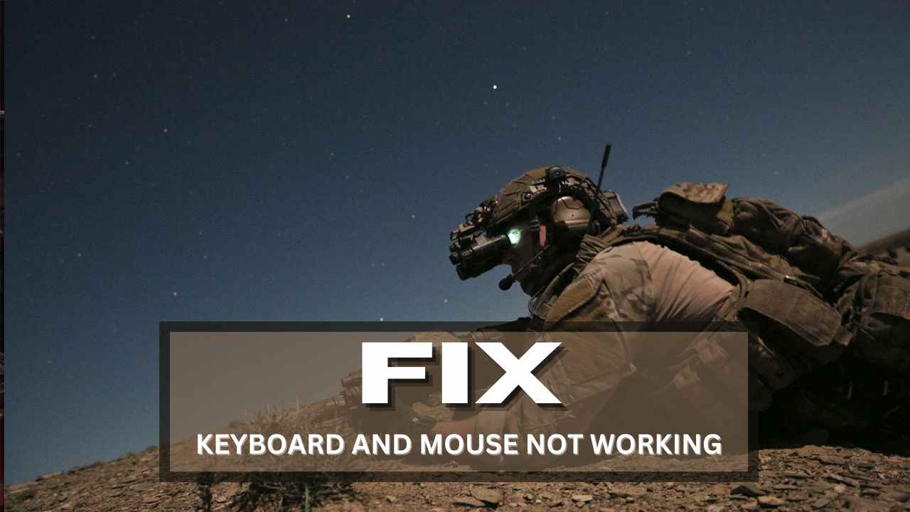 How to Fix Delta Force Keyboard and Mouse Not Working Issue